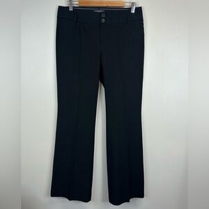 Banana Republic Womens 10 Jackson Fit Black Stretch Straight Leg Pants Office